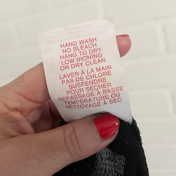 Vintage Y2K Maxi Skirt Asymmetrical Glittery Slinky Dark Romantic Goth Black 10P - Picture 12 of 12